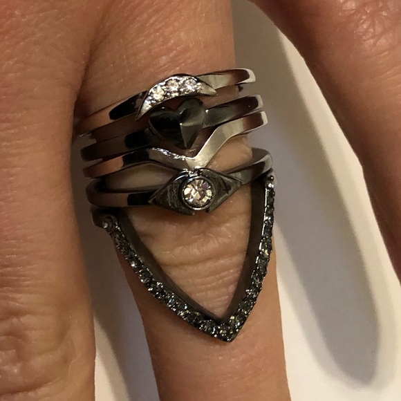 Jewelry - 🎀 5/$25 Sale! New Stacking Ring Bundle